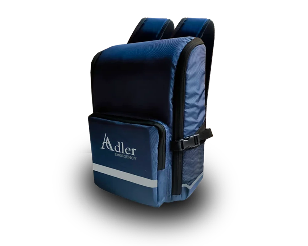 Mochila de emergencia Adler azul